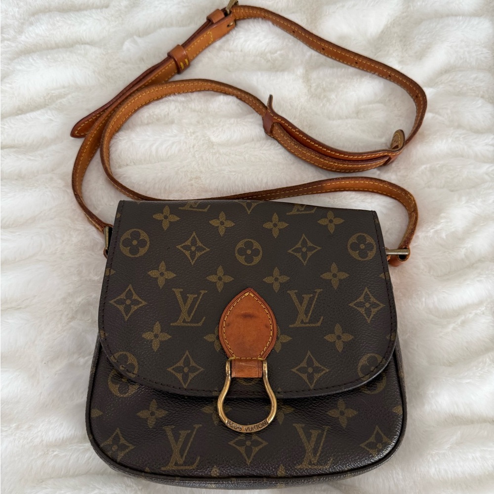 Louis Vuitton Classic Monogram Saint Cloud Crossbody Bag Authenticated